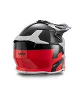 Aprilia Endurohelm Wheelie Full Face - schwarz/rot/weiß - Größe S schwarz/rot/weiß S