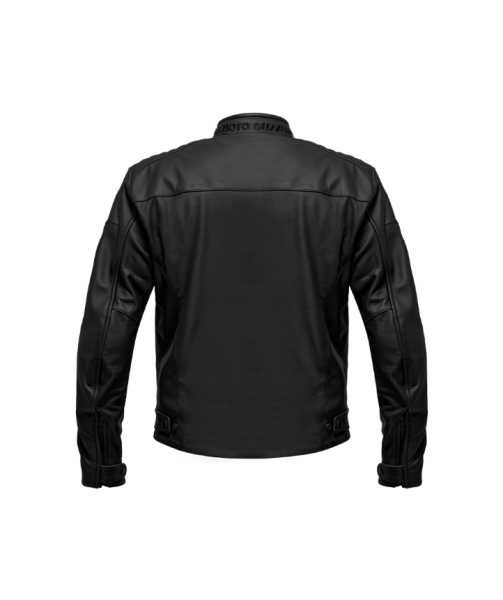 Moto Guzzi Lederjacke Contrail - Unisex - schwarz schwarz