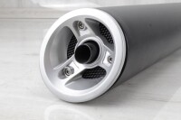 Auspuff, Krümmer, Endschalldämpfer, Endtopf links Moto Guzzi V9 Bobber Orig. MG