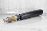 Auspuff, Krümmer, Endschalldämpfer, Endtopf rechts Moto Guzzi V9 Bobber Orig. MG