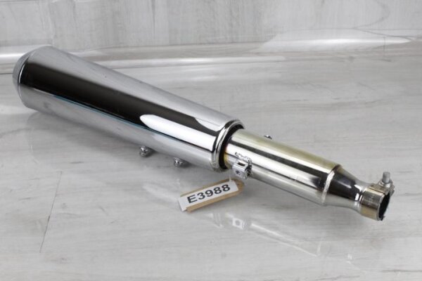 Auspuff, Krümmer, Endschalldämpfer, Endtopf rechts Moto Guzzi V9 Roamer