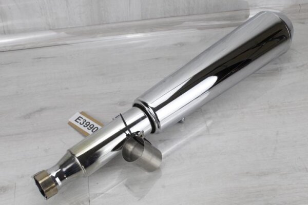 Auspuff, Krümmer, Endschalldämpfer, Endtopf rechts Moto Guzzi V9 Roamer