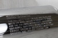 Auspuff, Krümmer, Endschalldämpfer, Endtopf rechts Moto Guzzi V9 Roamer