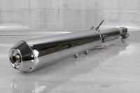 Auspuff, Krümmer, Endschalldämpfer, Endtopf rechts Moto Guzzi V9 Roamer