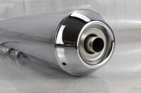 Auspuff, Krümmer, Endschalldämpfer, Endtopf links Moto Guzzi V9 Roamer