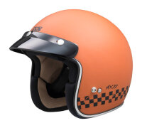 Jethelm 77 2.0 orange matt-schwarz XS