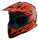 Motocrosshelm 361 2.1 schwarz-orange 2XL