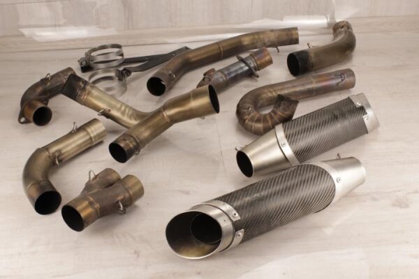 Auspuff, Krümmer, Endschalldämpfer, Endtopf hinten Ducati 796 (2010)