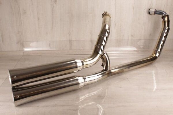 Auspuff, Krümmer, Endschalldämpfer, Endtopf rechts Honda VTX 1800