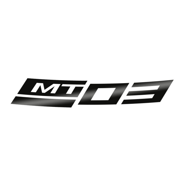 MT03 FELGENSTICKER VORN BLACK