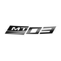 MT-03 FELGENSTICKER BLACK HINTEN