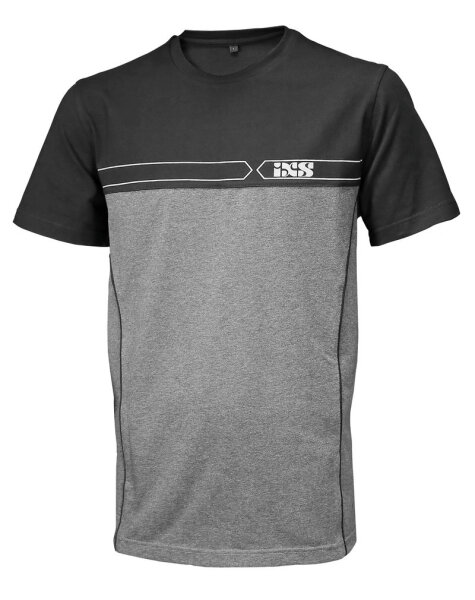 Shirt iXS Team grau-schwarz S