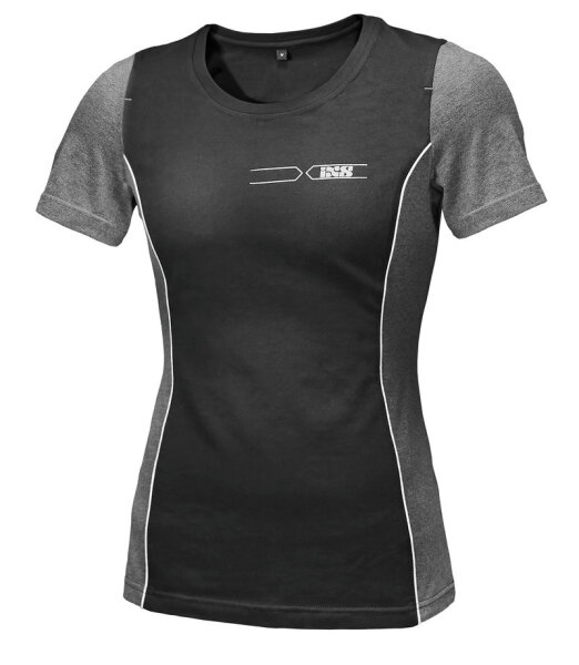 Damen Shirt iXS Team grau-schwarz DXS