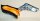 Spanngurt orange mit Ratschenschloss 2,30 m x 2,5 cm gebraucht