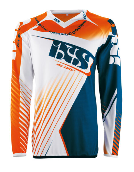 MX Shirt Gravity orange-weiss-blau 128