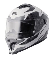 Integralhelm Gelero weiss-grau-dunkel grau L