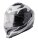 Integralhelm Gelero weiss-grau-dunkel grau L