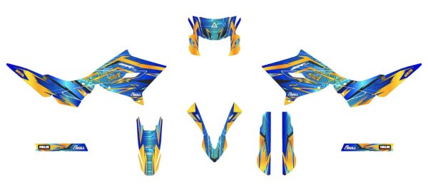 Yamaha WR 125 Farbe Zündung Blau // A-RIDER //