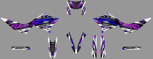 Yamaha WR 125 Farbe Wild Blau-Violett // A-RIDER //