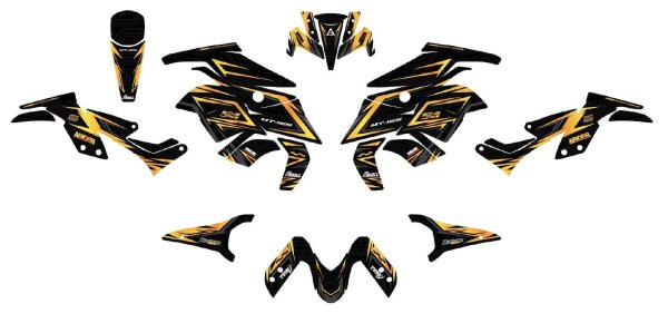 Yamaha MT-125 Farbe Zündung Gold // A-RIDER //