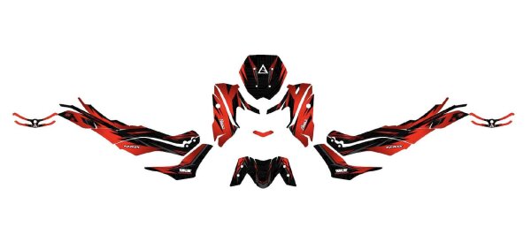 Yamaha Nmax Farbe Zündung Rot // A-RIDER //