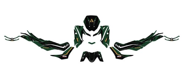 Yamaha Nmax Farbe Zündung Dunkelgrün // A-RIDER //