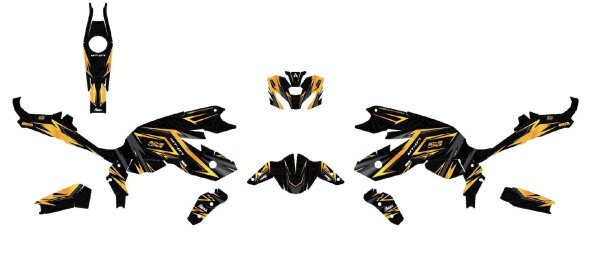 Yamaha MT-07 Farbe Zündung Gold // A-RIDER //