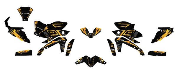 Yamaha MT-09 Farbe Zündung Gold // A-RIDER //