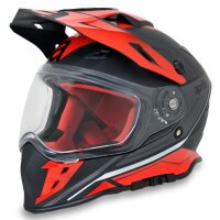 Aprilia Off Road Helm Multiroad - schwarz-rot...