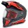 Aprilia Off Road Helm Multiroad - schwarz-rot Größen XS-XL