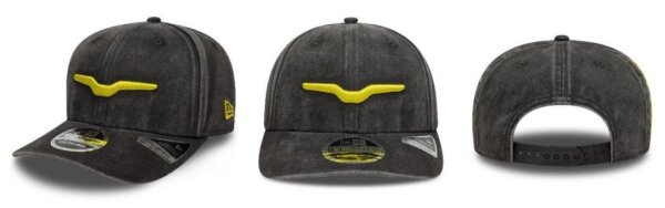 Moto Guzzi New Era 9SEVENTY Washed Cap Grau
