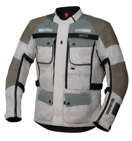 Jacke Tour LT Montevideo-Air 2 hellgrau-dunkelgrau XL