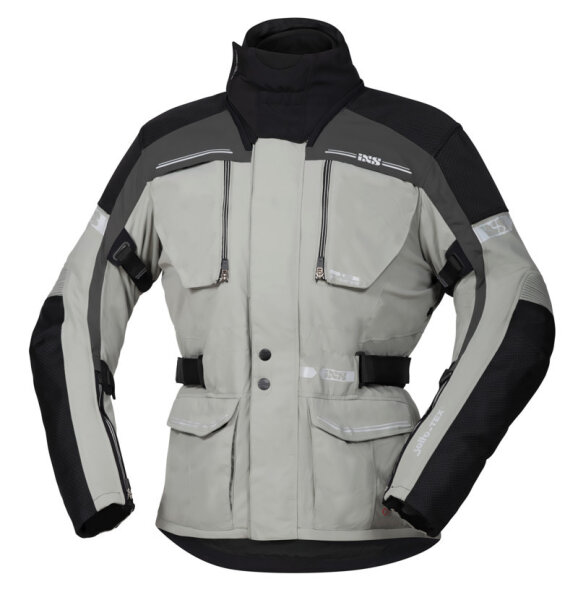 Jacke Tour Traveller-ST grau-silber-schwarz XL