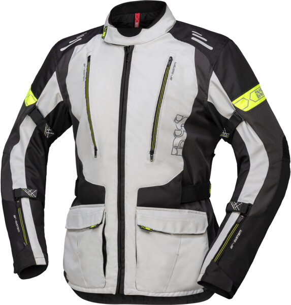 Tour Jacke Lorin-ST grau-schwarz-gelb neon XL