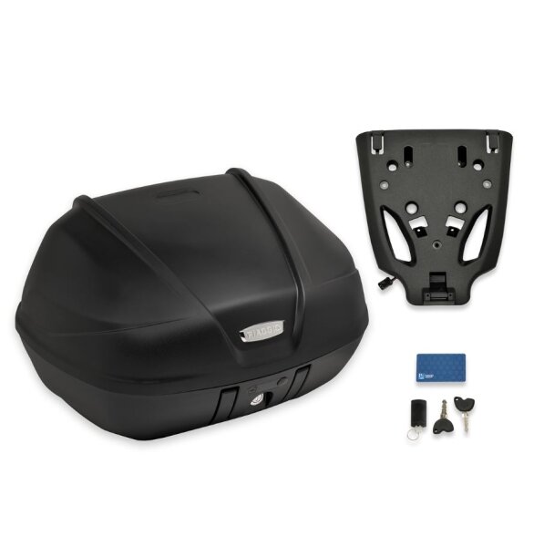 Piaggio 52L Topcase - KEYLESS - schwarz