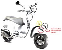 VESPA GTS BLACK KIT BIS