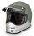 Moto Guzzi Integralhelm Adventure Vintage, Glasfaser, grün, silber, matt, L