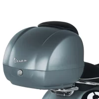 Vespa 36L Topcase lackiert - matt grau (HX)