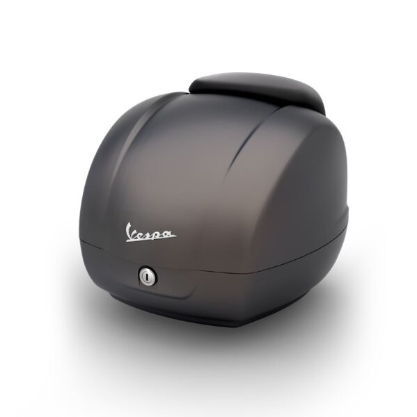 Vespa 36L Topcase lackiert - matt grau (G22)