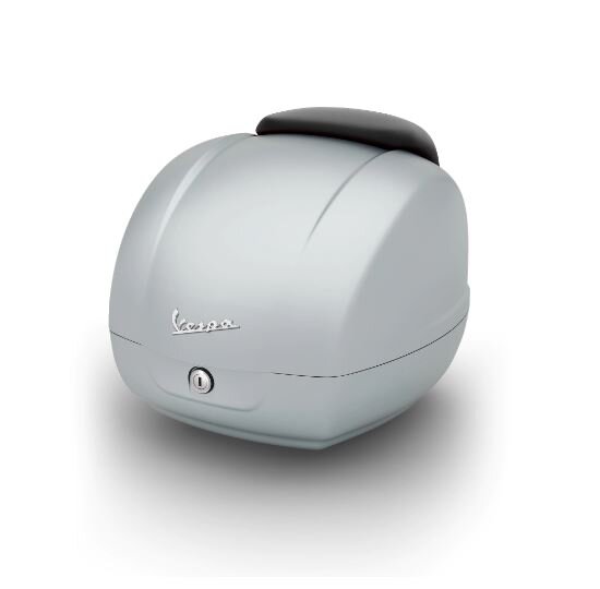 Vespa 36L Topcase lackiert - matt grau (G23)