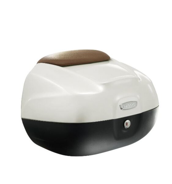 Piaggio 37L Topcase mit lackiertem Deckel - weiß (544)