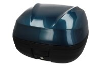 Piaggio 37L Topcase Kit mit lackiertem Deckel - blau