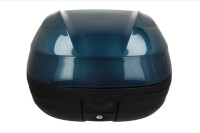 Piaggio 37L Topcase Kit mit lackiertem Deckel - blau