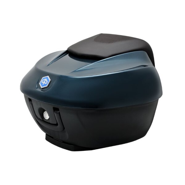 Piaggio 36L Topcase mit lackiertem Deckel - Oxygen Blue (B12)