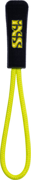 Reissverschlussanhänger-Set gelb fluo 00