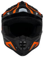 Motocrosshelm iXS363 2.0 matt schwarz-orange-anthrazit XS