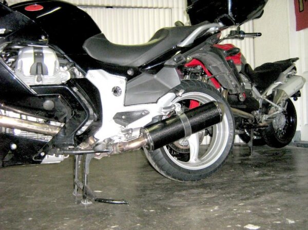 Auspuff, Krümmer, Endschalldämpfer, Endtopf links Agostini Moto Guzzi Breva 850 2007-2009