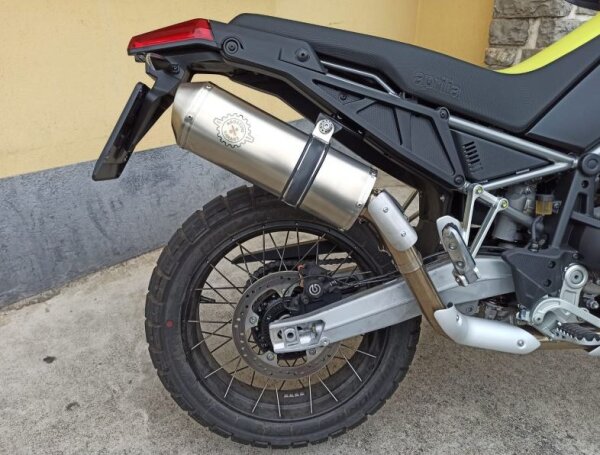 Auspuff, Krümmer, Endschalldämpfer, Endtopf Agostini Aprilia Tuareg ABS 2022-2023