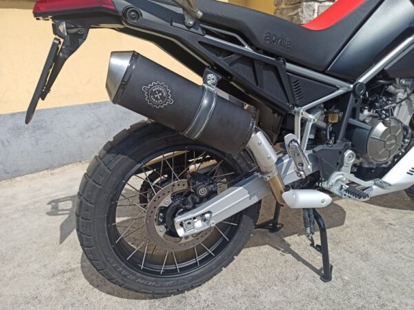 Auspuff, Krümmer, Endschalldämpfer, Endtopf Agostini Aprilia Tuareg ABS 2022-2023