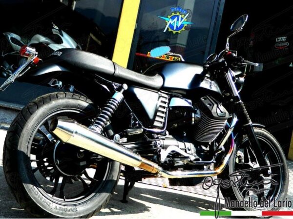 Auspuff, Krümmer, Endschalldämpfer, Endtopf Agostini Moto Guzzi V7 2015-2016